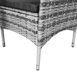 Ensemble Bistro en Polyrotin Jardí Gris