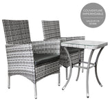 Ensemble Bistro en Polyrotin Jardí Gris