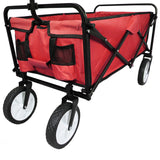 Chariot Tout-Terrain Pour Festival & Plage - Rouge