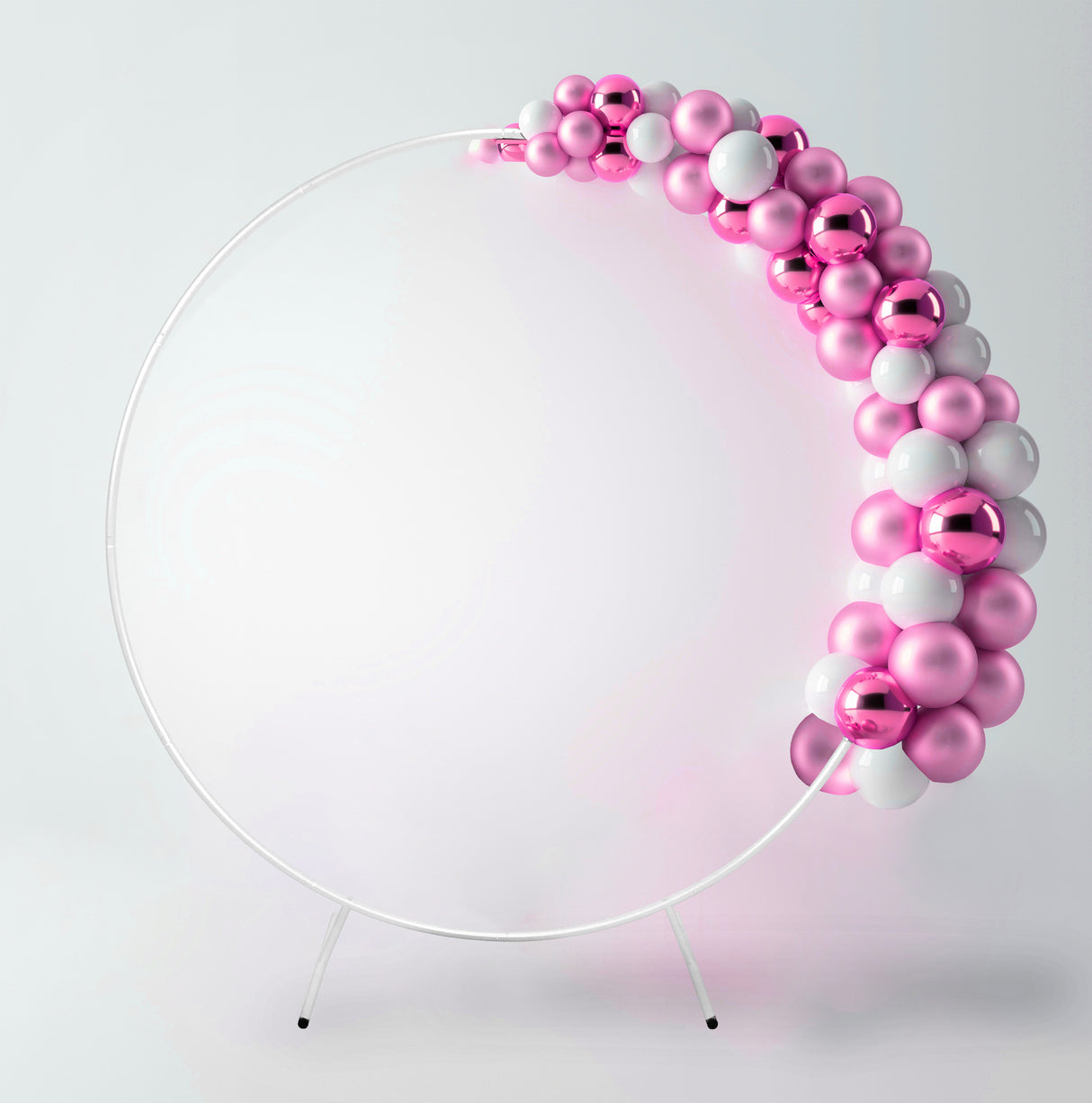 Arche Circulaire à Décorer pour Mariage - 200cm – Blanche