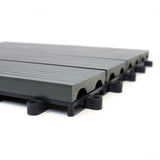 99 Dalles en Bois Composite Gris 30 x 30 cm