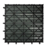 99 Dalles en Bois Composite Gris 30 x 30 cm