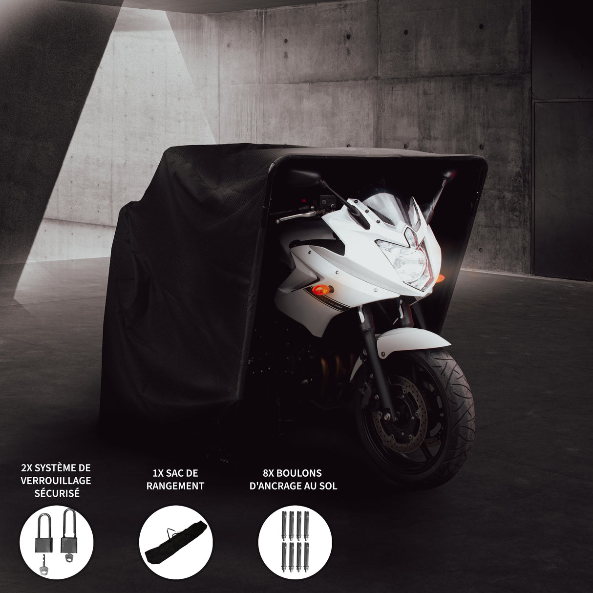 Tente de Rangement pour Moto