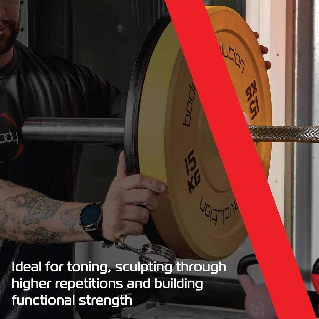 Lot de 2 Disques Olympiques Bumpers - 30 kg (2 x 15 kg)