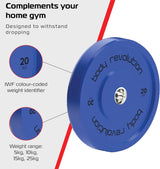 Lot de 2 Disques Olympiques Bumpers - 40 kg (2 x 20 kg)