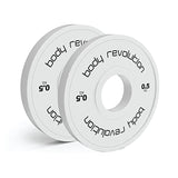 2 Disques de Musculation Fractionnés de 1 kg (2 x 0,5 kg)