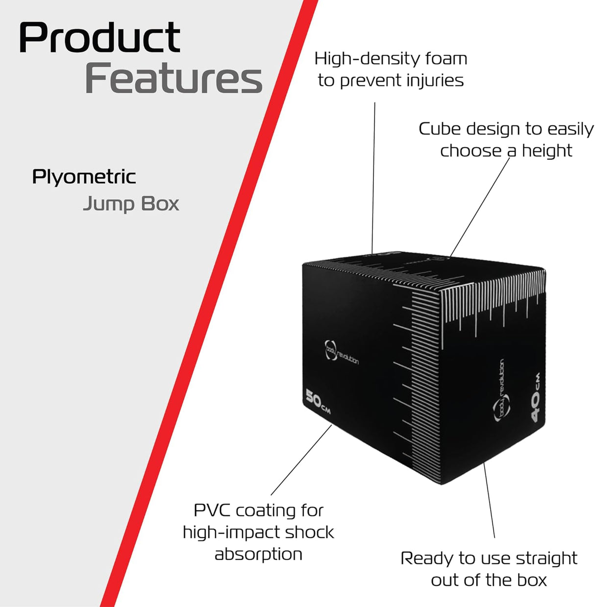 Boîte de Plyométrie - Moyen