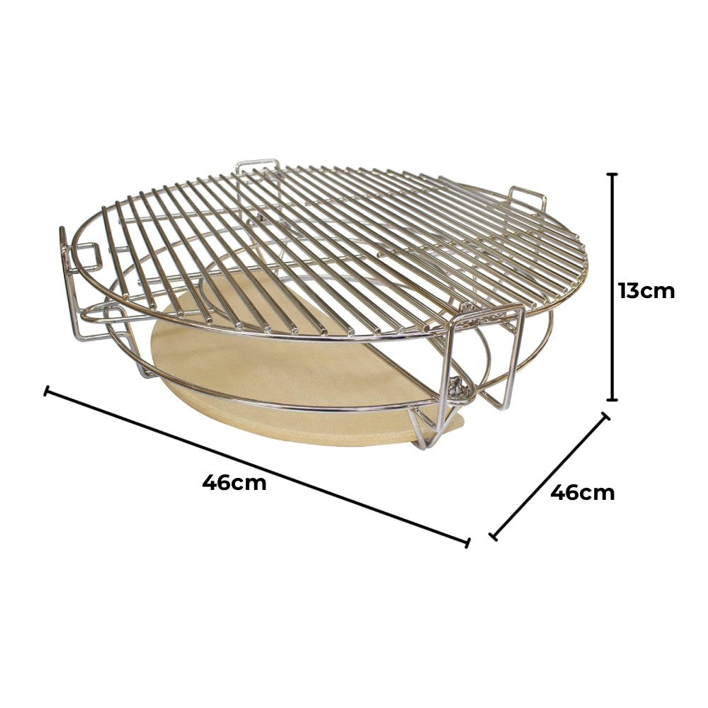 Grill Multi Niveau pour Barbecue Kamado - 53,3 cm (21")