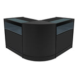 Comptoirs de Vente à LED Ensemble Iris - Noir CM60, 2 x B900