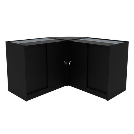 Comptoirs de Vente à LED Ensemble Iris - Noir CM60, 2 x B900