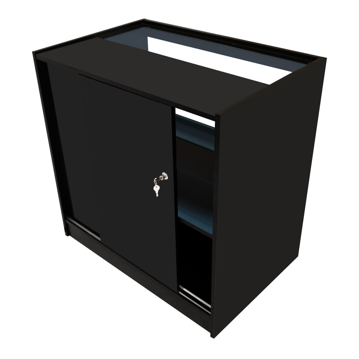 Comptoirs de Vente à LED Ensemble Selene - Noir CM60, 2 x C900