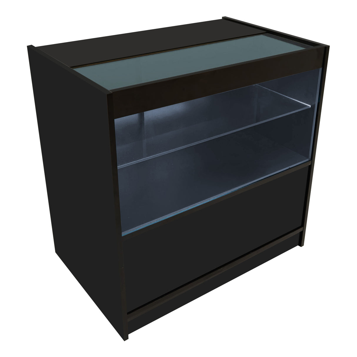 Comptoirs de Vente à LED Ensemble Selene - Noir CM60, 2 x C900