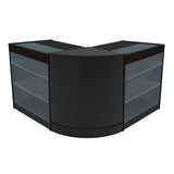 Comptoirs de Vente à LED Ensemble Helios - Noir CM60, 2 x K900