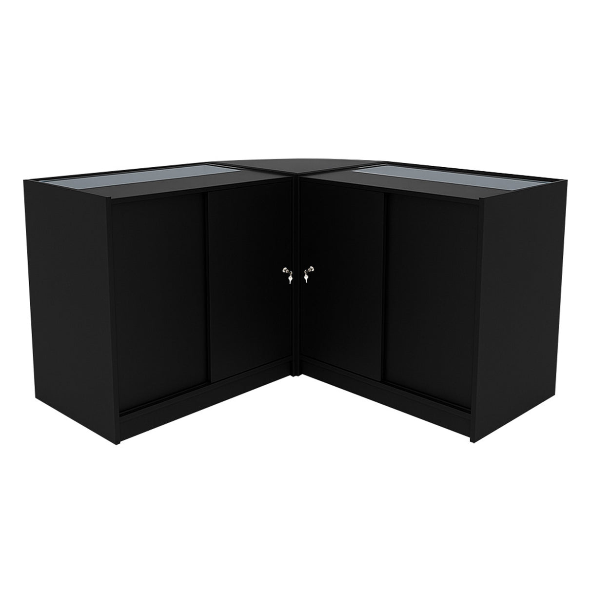 Comptoirs de Vente à LED Ensemble Helios - Noir CM60, 2 x K900