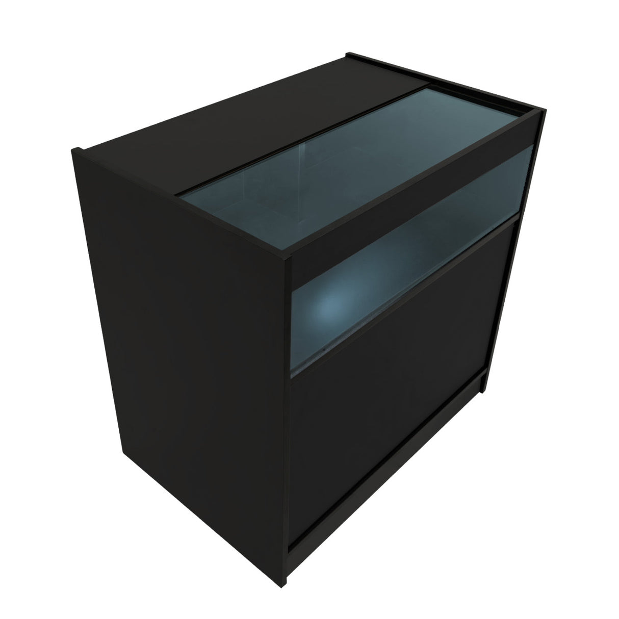 Comptoirs de Vente à LED Ensemble Theseus - Noir LM60, 2 x B900