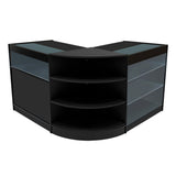 Comptoirs de Vente à LED Ensemble Demeter - Noir LM60, K900, B900