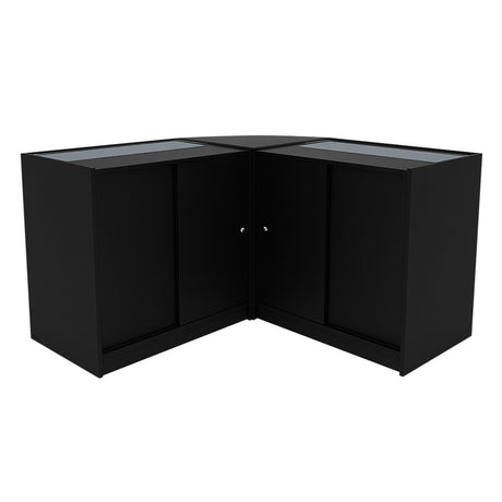 Comptoirs de Vente à LED Ensemble Calliope - Noir LM60, K900, C900