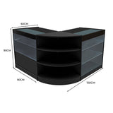 Comptoirs de Vente à LED Ensemble Calliope - Noir LM60, K900, C900