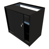 Comptoirs de Vente à LED Ensemble Luna - Noir CM60, 2 x B900, TB60