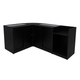 Comptoirs de Vente à LED Ensemble Phoenix - Noir CM60, 2 x C900, TB60