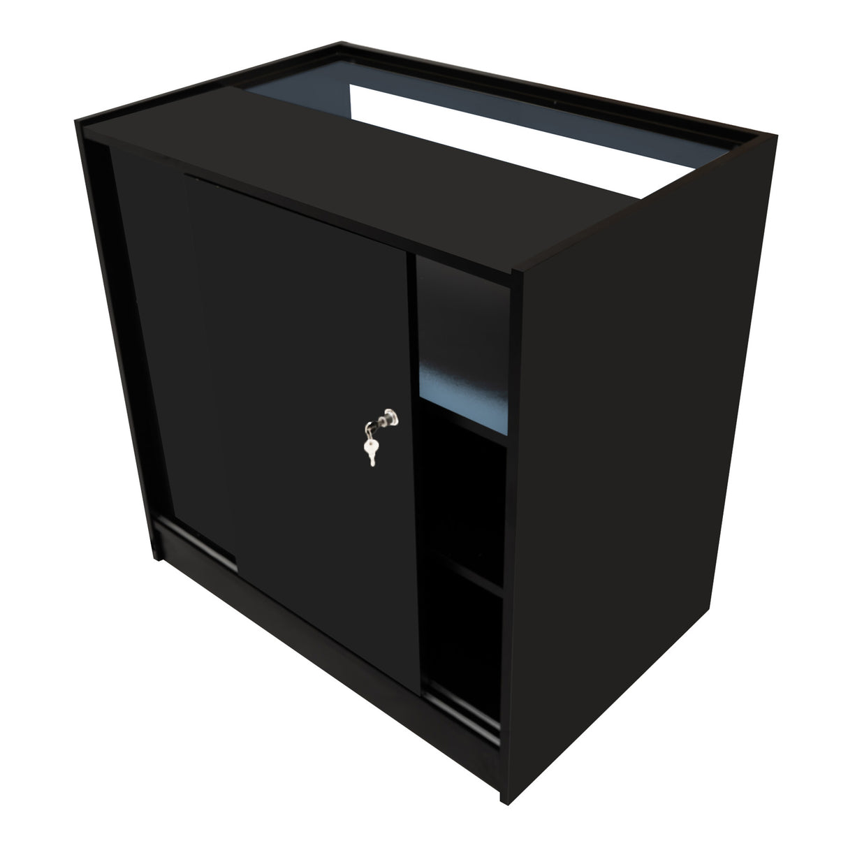 Comptoirs de Vente à LED Ensemble Europa - Noir LM60, B900, C900, TB60