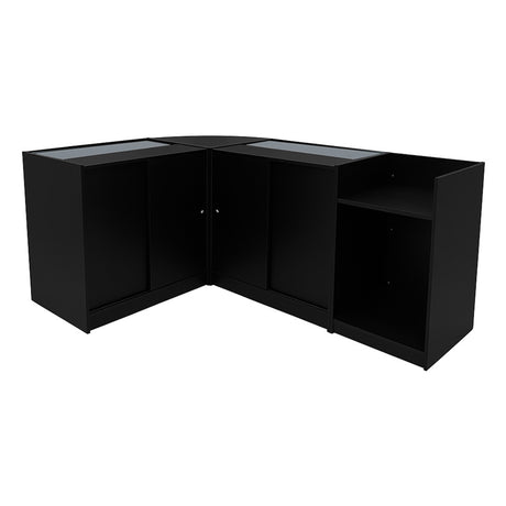 Comptoirs de Vente à LED Ensemble Europa - Noir LM60, B900, C900, TB60