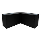 Comptoirs de Vente à LED Ensemble Selene - Noir CM60, 2 x C1200