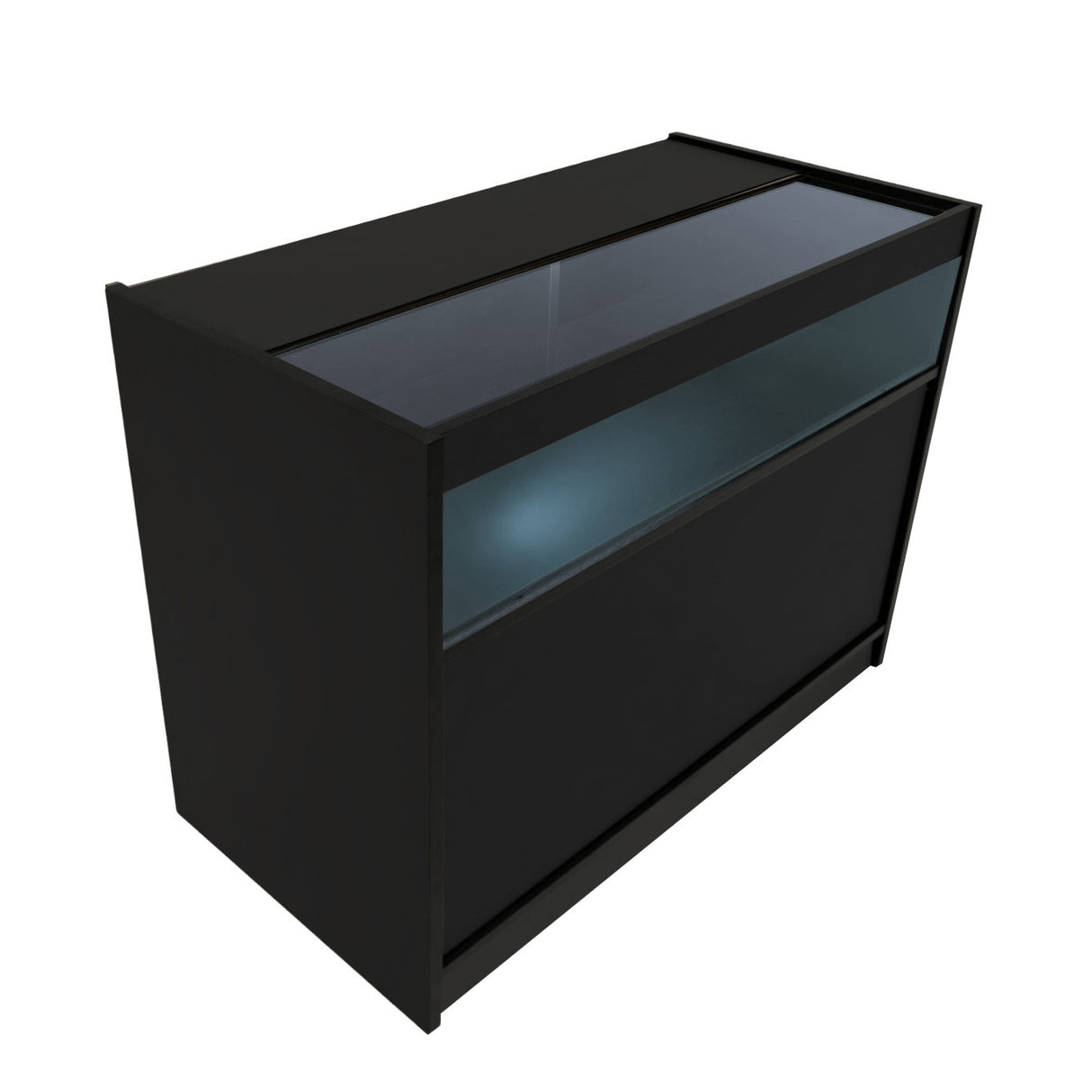 Comptoirs de Vente à LED Ensemble Theseus - Noir LM60, 2 x B1200