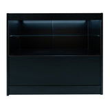 Comptoirs de Vente à LED Ensemble Andromeda - Noir LM60, 2 x C1200