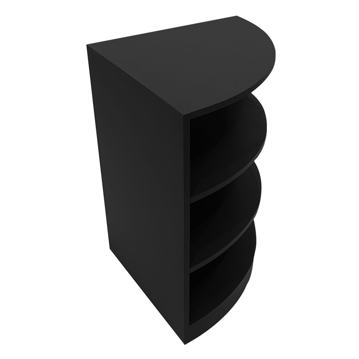 Comptoirs de Vente à LED Ensemble Demeter - Noir LM60, K1200, B1200