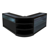 Comptoirs de Vente à LED Ensemble Calliope - Noir LM60, K1200, C1200