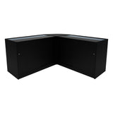Comptoirs de Vente à LED Ensemble Calliope - Noir LM60, K1200, C1200