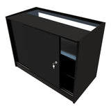 Comptoirs de Vente à LED Ensemble Polaris - Noir CM60, K1200, B1200, TB60