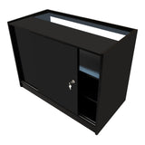 Comptoirs de Vente à LED Ensemble Sagittarius - Noir LM60, 2 x B1200, TB60