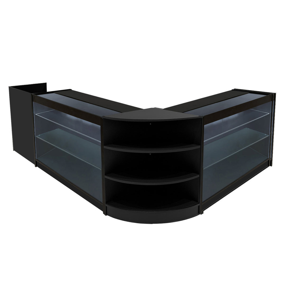 Comptoirs de Vente à LED Ensemble Astro - Noir CM60, 2 x K1200, TB60
