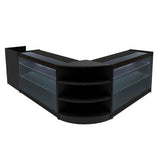 Comptoirs de Vente à LED Ensemble Astro - Noir CM60, 2 x K1200, TB60