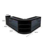 Comptoirs de Vente à LED Ensemble Astro - Noir CM60, 2 x K1200, TB60