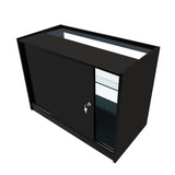 Comptoirs de Vente à LED Ensemble Theia - Noir LM60, K1200, C1200, TB60