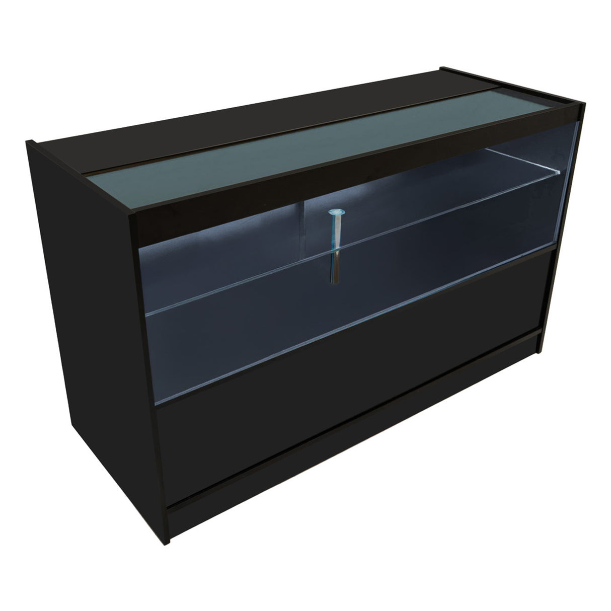 Comptoirs de Vente à LED Ensemble Selene - Noir CM60, 2 x C1500