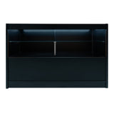 Comptoirs de Vente à LED Ensemble Selene - Noir CM60, 2 x C1500