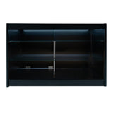 Comptoirs de Vente à LED Ensemble Helios - Noir CM60, 2 x K1500
