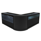 Comptoirs de Vente à LED Ensemble Adonis - Noir CM60, B1500, C1500