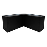 Comptoirs de Vente à LED Ensemble Hera - Noir CM60, K1500, C1500