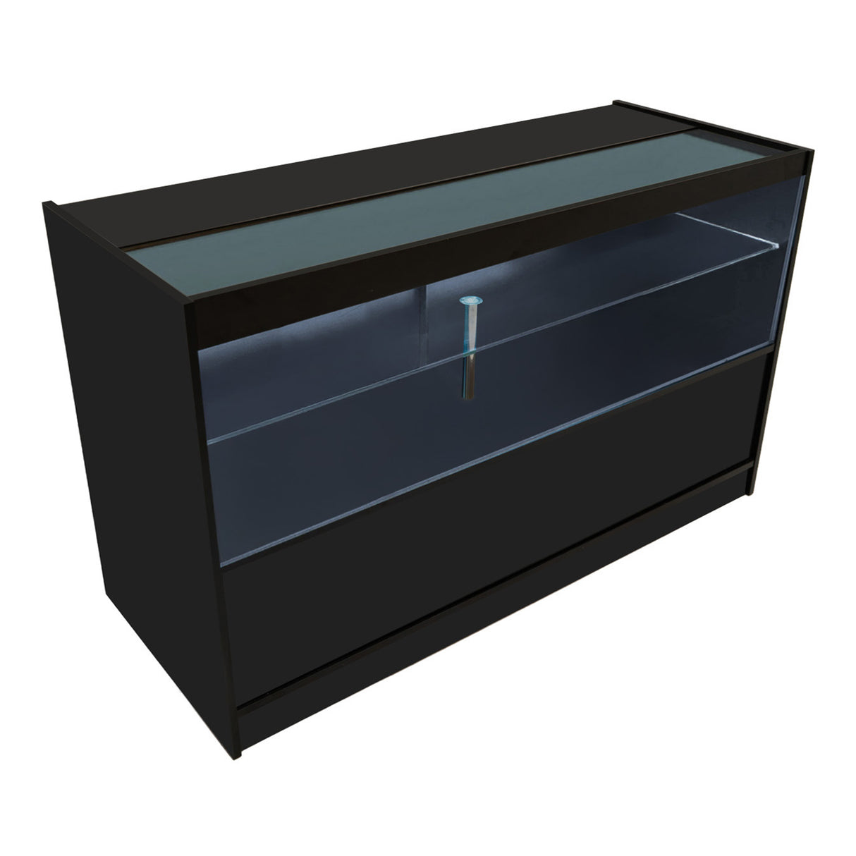 Comptoirs de Vente à LED Ensemble Andromeda - Noir LM60, 2 x C1500
