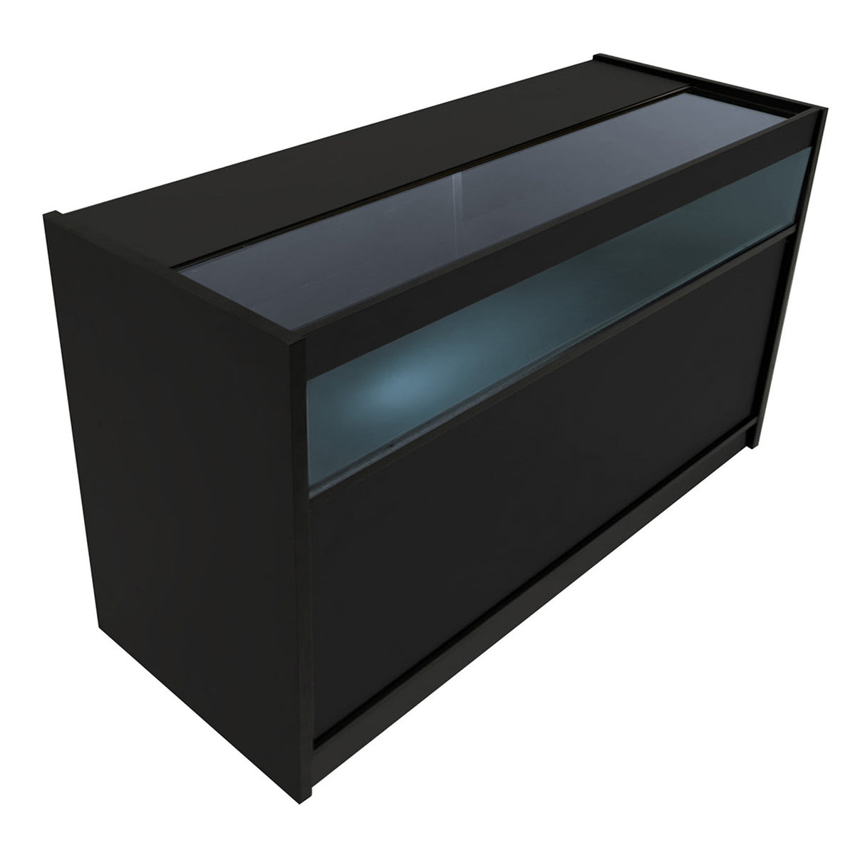 Comptoirs de Vente à LED Ensemble Demeter - Noir LM60, K1500, B1500