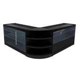 Comptoirs de Vente à LED Ensemble Calliope - Noir LM60, K1500, C1500