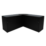 Comptoirs de Vente à LED Ensemble Calliope - Noir LM60, K1500, C1500