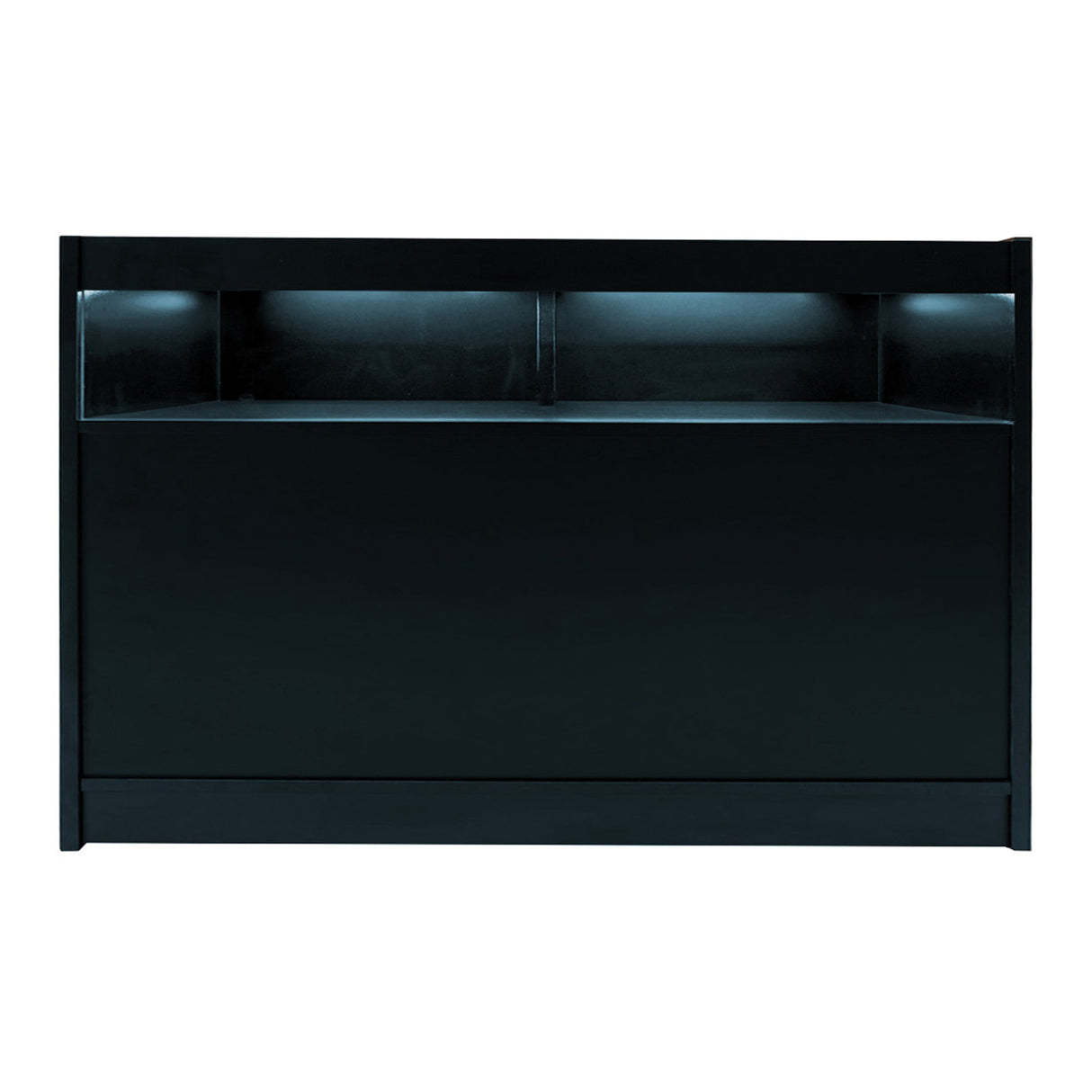 Comptoirs de Vente à LED Ensemble Luna - Noir CM60, 2 x B1500, TB60