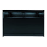 Comptoirs de Vente à LED Ensemble Luna - Noir CM60, 2 x B1500, TB60