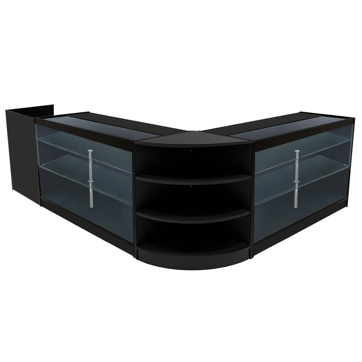 Comptoirs de Vente à LED Ensemble Astro - Noir CM60, 2 x K1500, TB60
